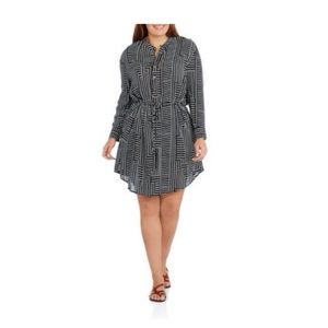 Black and white dress